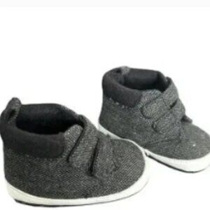 Infant Soft Sole Black Shoes – Size 2